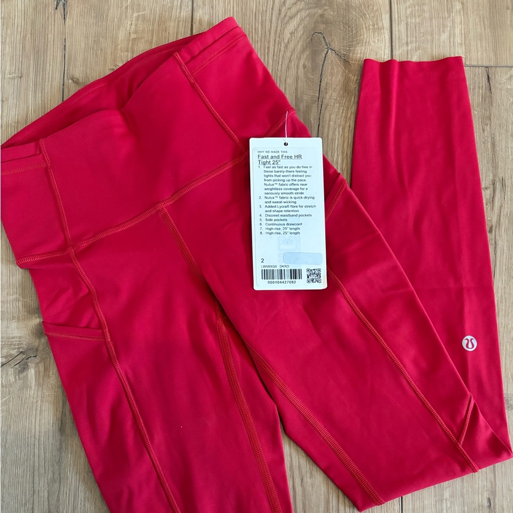 Size 2 Fast and Free Tights - 25”